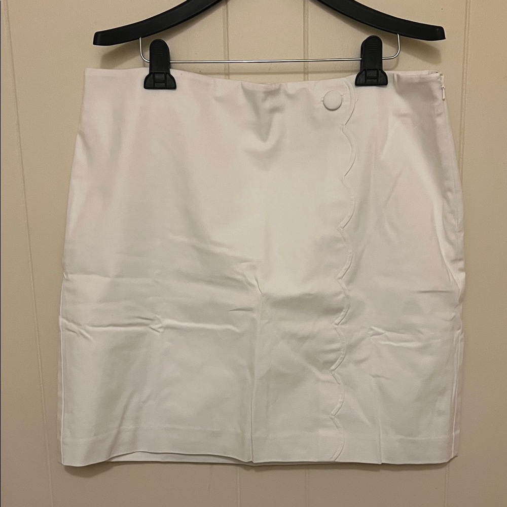 Talbots White Mini Skirt